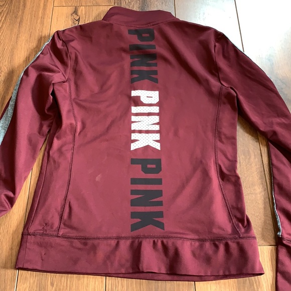 PINK Ultimate Mock Neck Quarter Zip Running Jacket - Picture 6 of 7